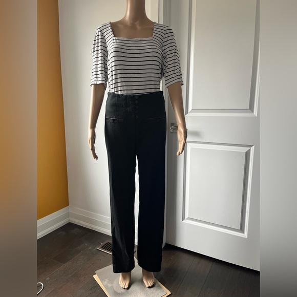 French Connection high waist straight leg trouser size 8 item 05-36 - Picture 4 of 11